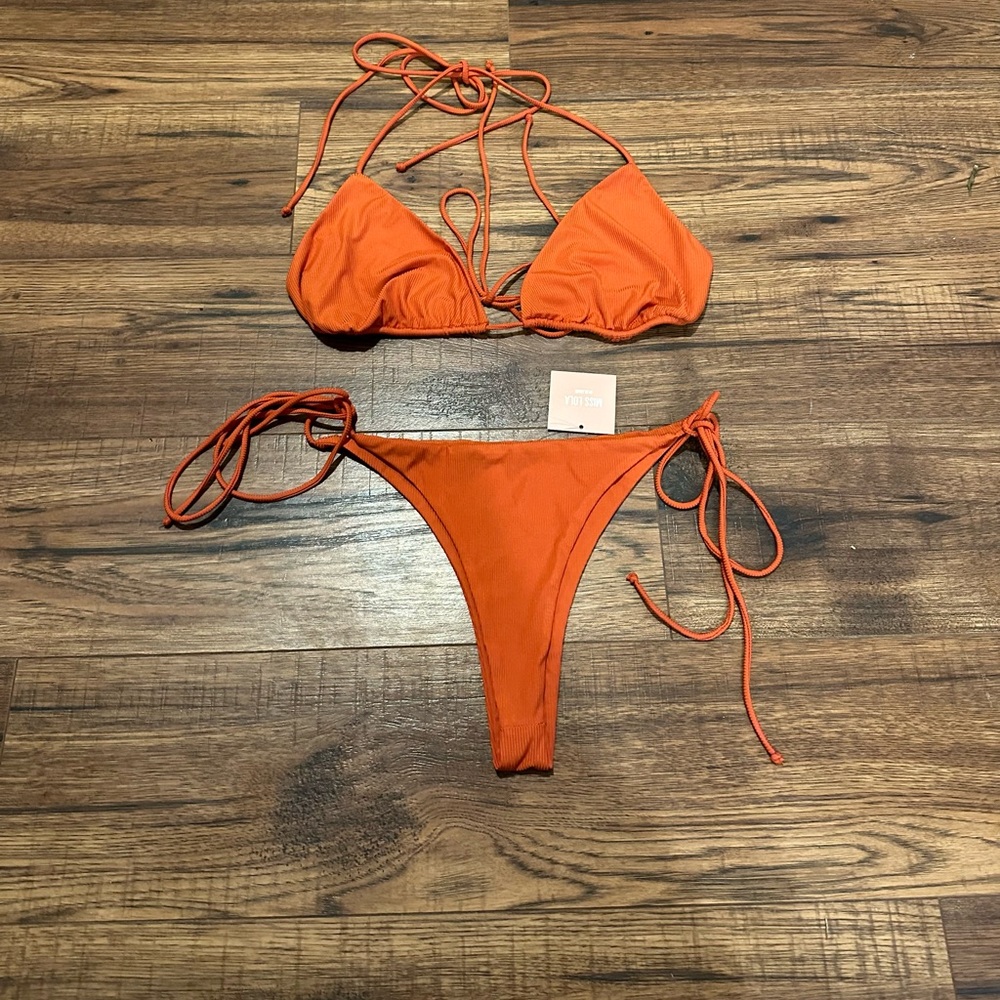 Orange bikini
